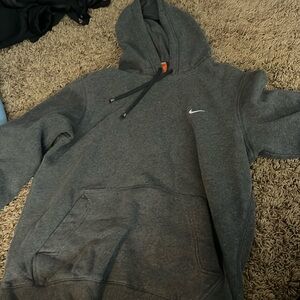 Grey Men's Nike Hoodie